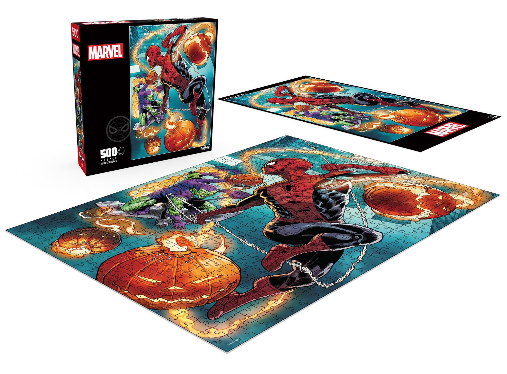 Foto 4 | Rompecabezas Buffalo Games Marvel Spider-man Contra Green Goblin - Venta Internacional.