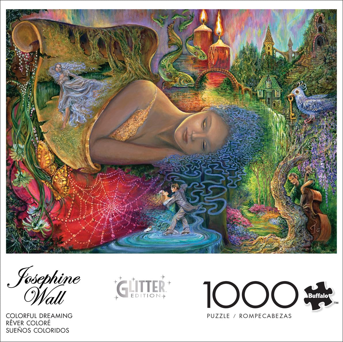 Foto 3 pulgar | Rompecabezas Buffalo Games Josephine Wall Colorful Dreaming - Venta Internacional.