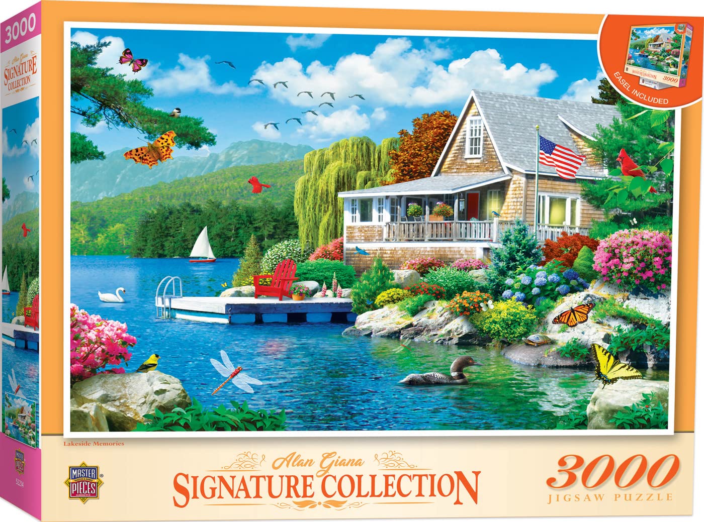 Foto 1 | Rompecabezas Masterpieces Lakeside Memories 3000 Piezas - Venta Internacional.