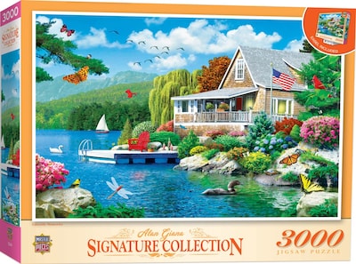 Foto 1 | Rompecabezas Masterpieces Lakeside Memories 3000 Piezas - Venta Internacional.