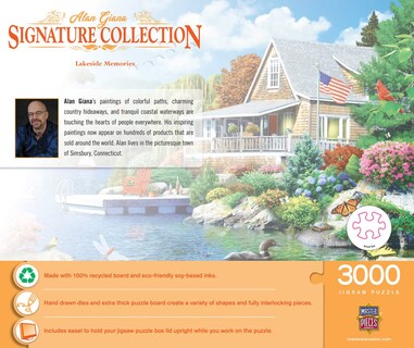 Foto 3 | Rompecabezas Masterpieces Lakeside Memories 3000 Piezas - Venta Internacional.