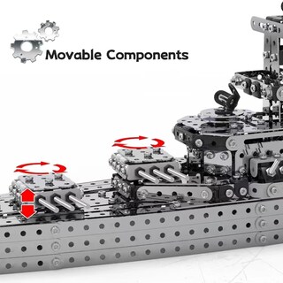 Foto 4 | Set De Montaje De Rompecabezas De Metal 3d Bytewar Kirov Class Cruiser - Venta Internacional.