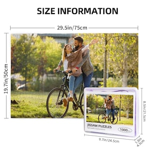 Foto 4 | Puzle Personalizado A Partir De Una Foto De Madera De 1000 Piezas Para Adulto/niño - Venta Internacional.
