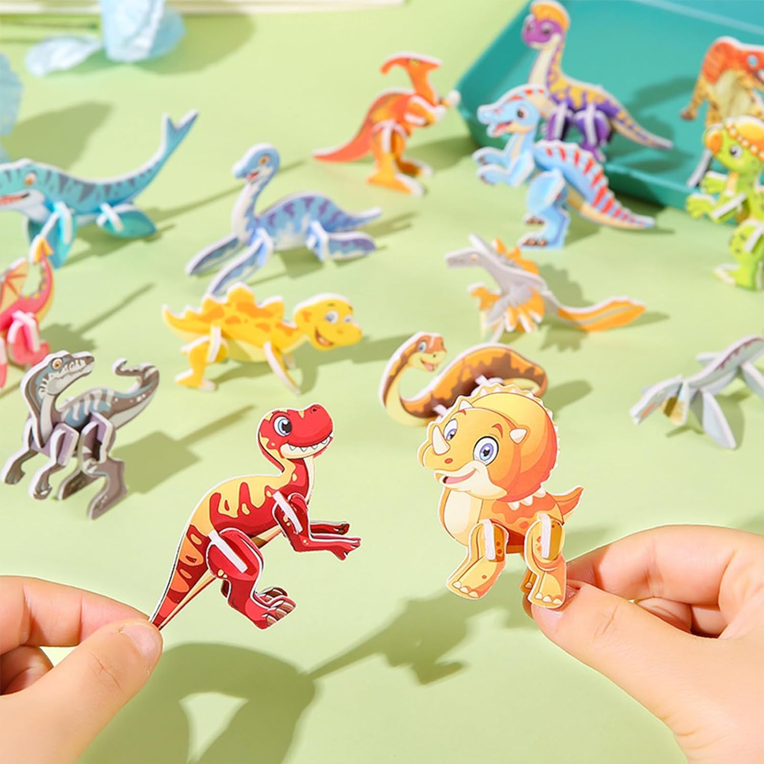 Puzle De Dibujos Animados 3d Flowarmth, 30 Unidades, Educativo Para Niños De 4 A 8 Años - Venta Internacional.