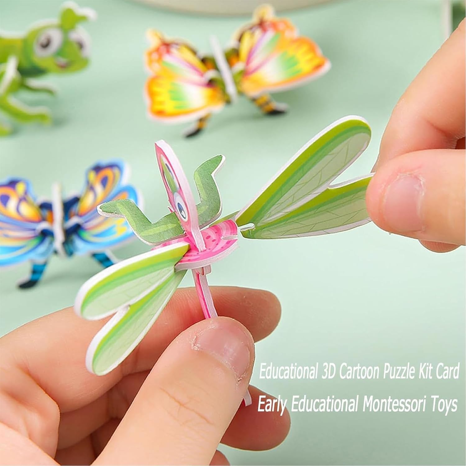 Foto 5 pulgar | Puzle De Dibujos Animados 3d Flowarmth, 30 Unidades, Educativo Para Niños De 4 A 8 Años - Venta Internacional.