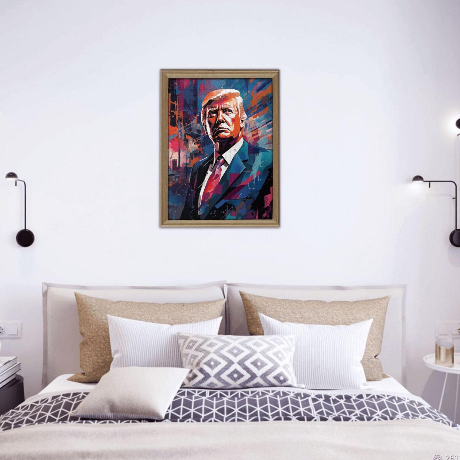 Foto 8 pulgar | Rompecabezas Genérico Con Pintura Trump, 500 Piezas, Para Adultos Y Niños - Venta Internacional.