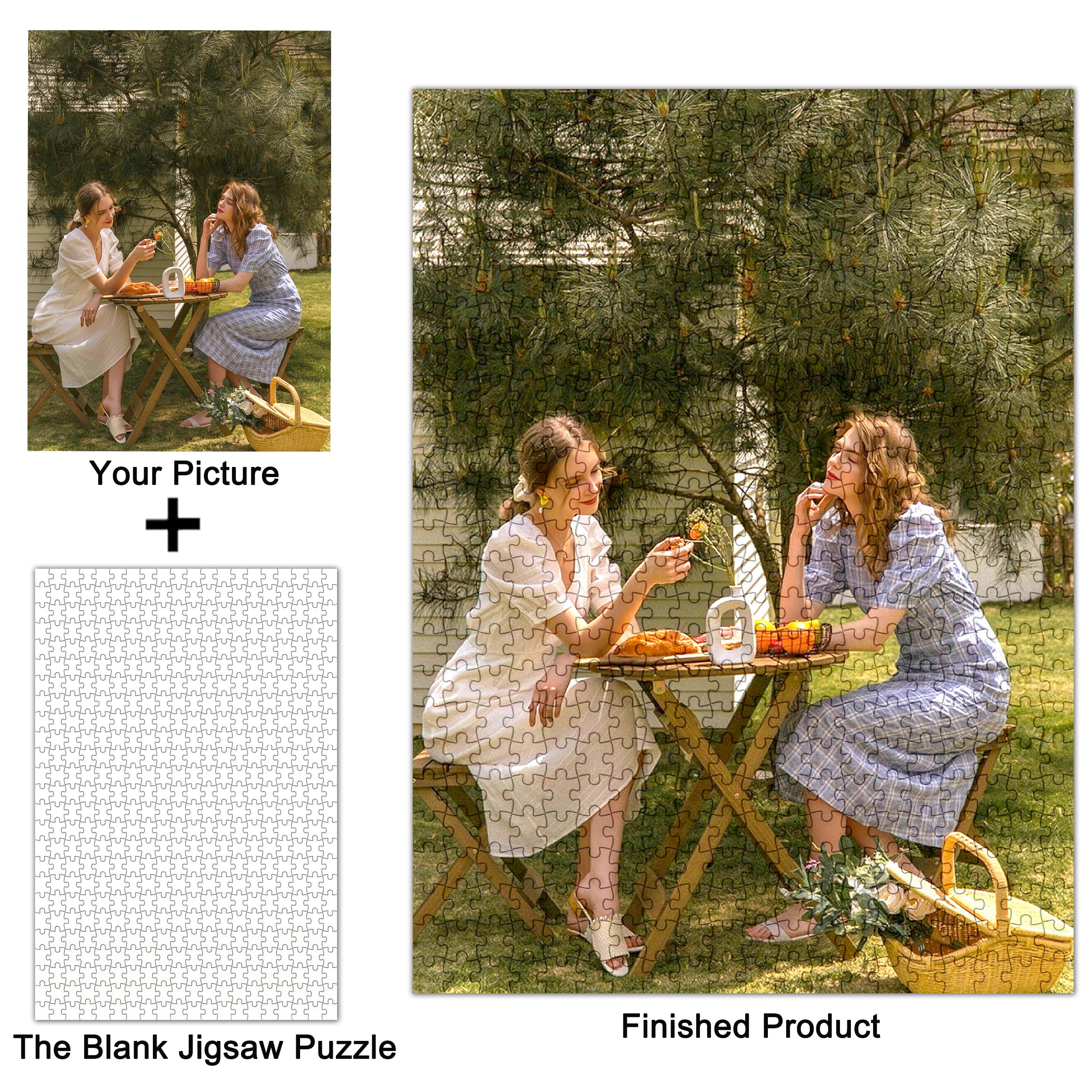 Foto 3 pulgar | Puzzle Personalizado Rompecabezas De Madera Personalizado De 500 Piezas Con Caja - Venta Internacional.