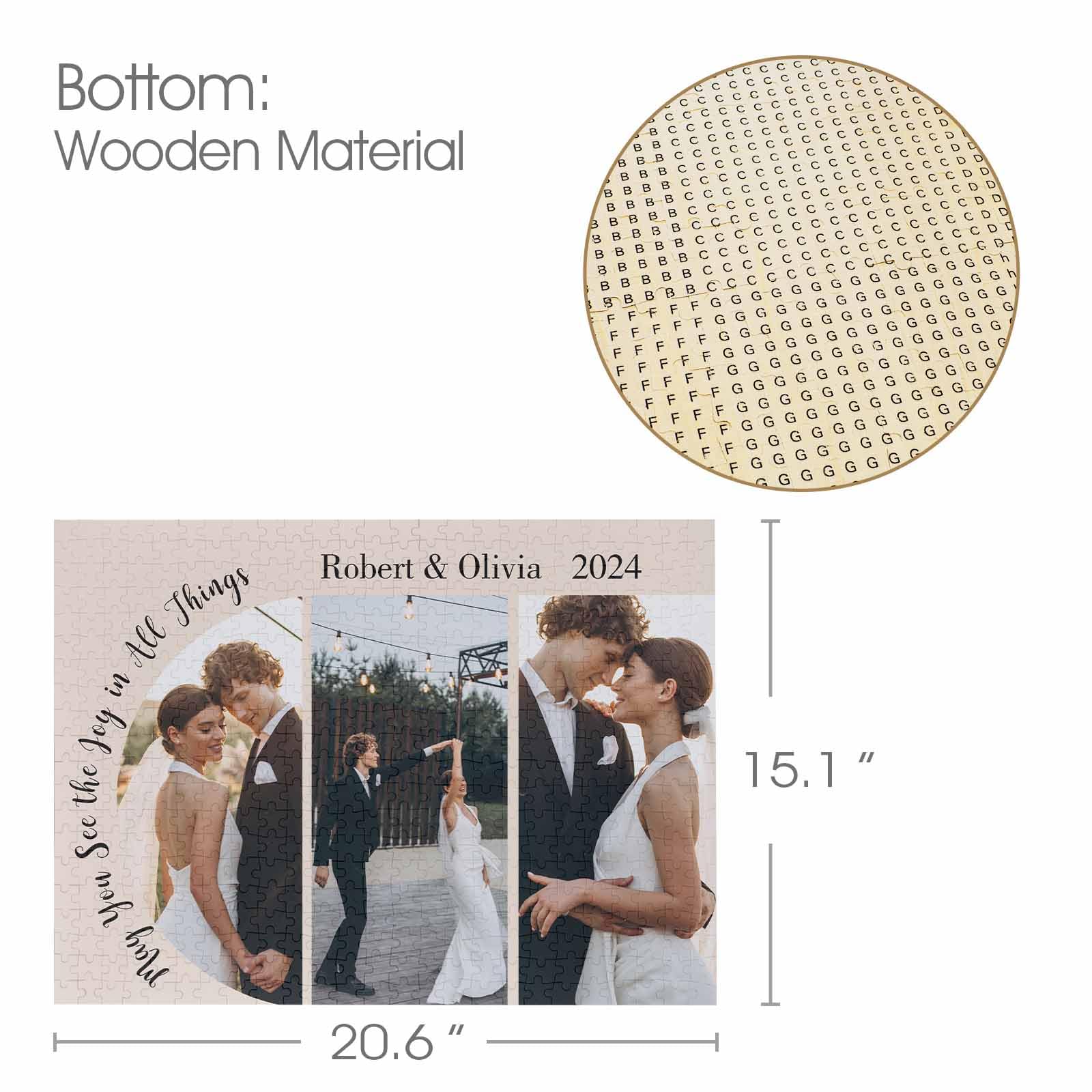 Foto 4 | Puzles Personalizados Con Imágenes De 300/500/1000 Piezas Para Él - Venta Internacional.