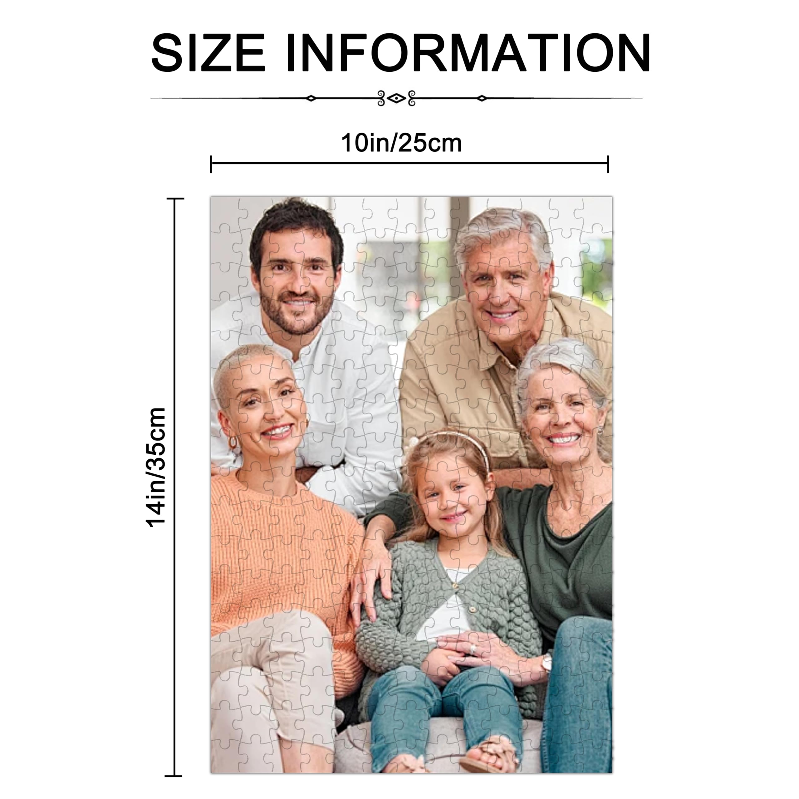 Foto 4 pulgar | Puzzle Personalizado Rompecabezas De Madera Personalizado De 200 Piezas Con Caja - Venta Internacional.