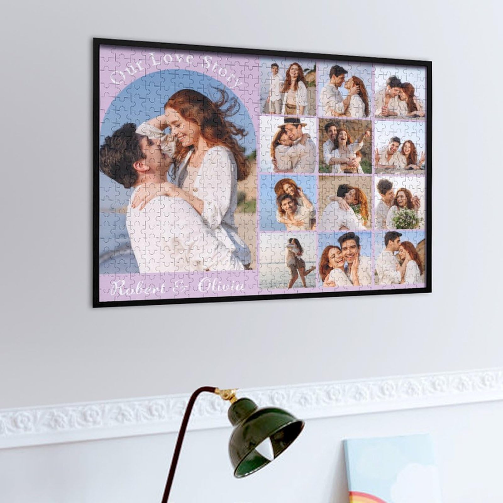 Foto 6 | Imagen De Rompecabezas Personalizada De 300/500/1000 Piezas Para El Día De San Valentín - Venta Internacional.