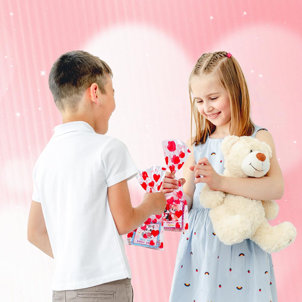 Foto 6 pulgar | Juego De Rompecabezas De Regalo Para El Día De San Valentín Para Niños Con Gatito Y Cachorro - Venta Internacional.
