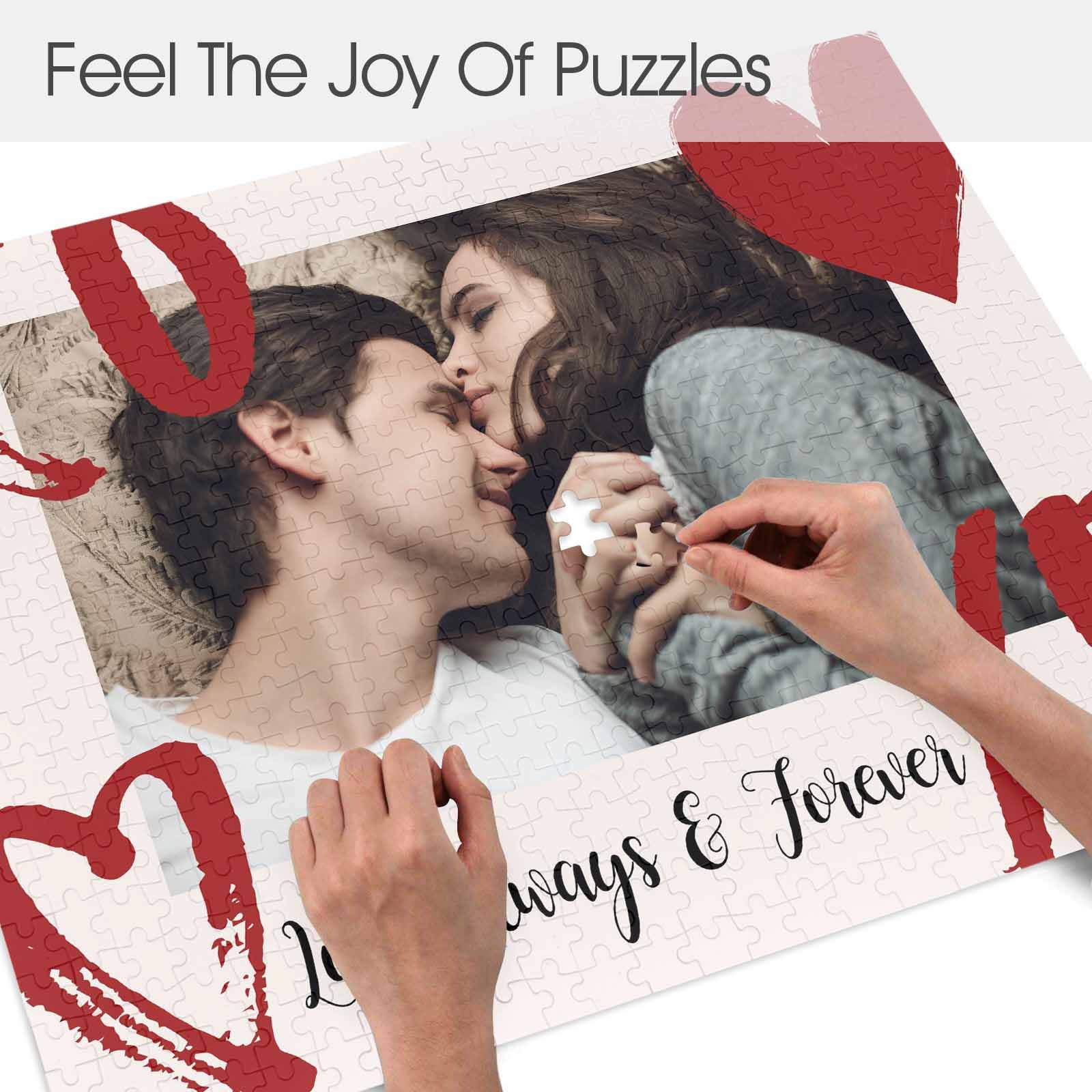 Foto 4 pulgar | Puzles Personalizados Con Imágenes De 300/500/1000 Piezas Para San Valentín - Venta Internacional.