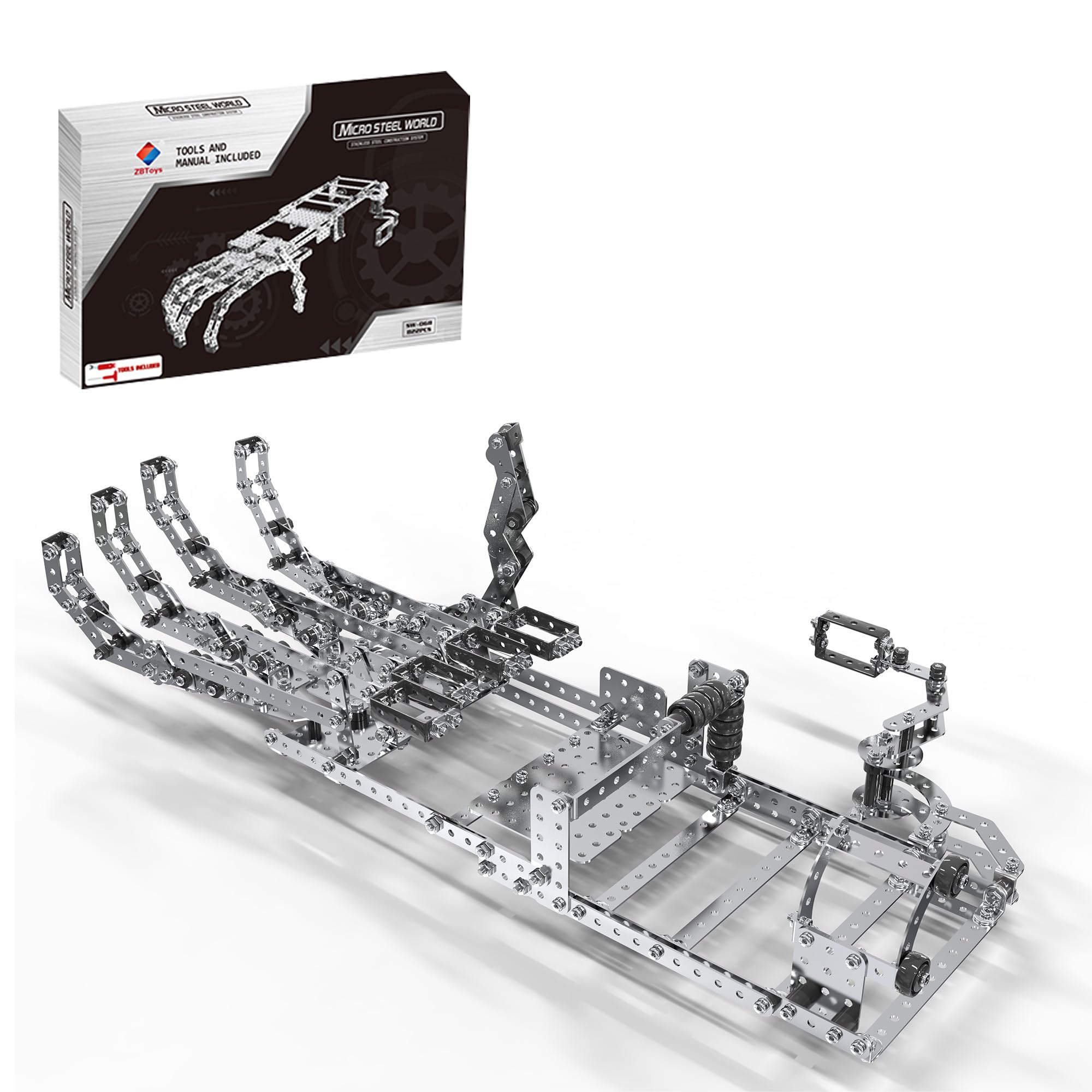 Foto 2 pulgar | Puzzle De Metal 3d Bytewar, Máquina De Mano De Acero Y Hierro, 822 Piezas - Venta Internacional.