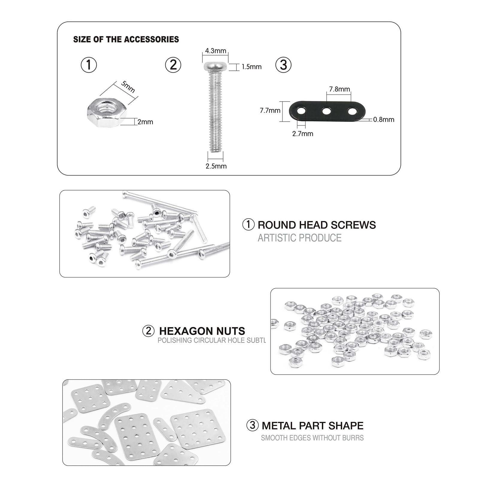 Foto 5 pulgar | Puzzle De Metal 3d Bytewar, Máquina De Mano De Acero Y Hierro, 822 Piezas - Venta Internacional.