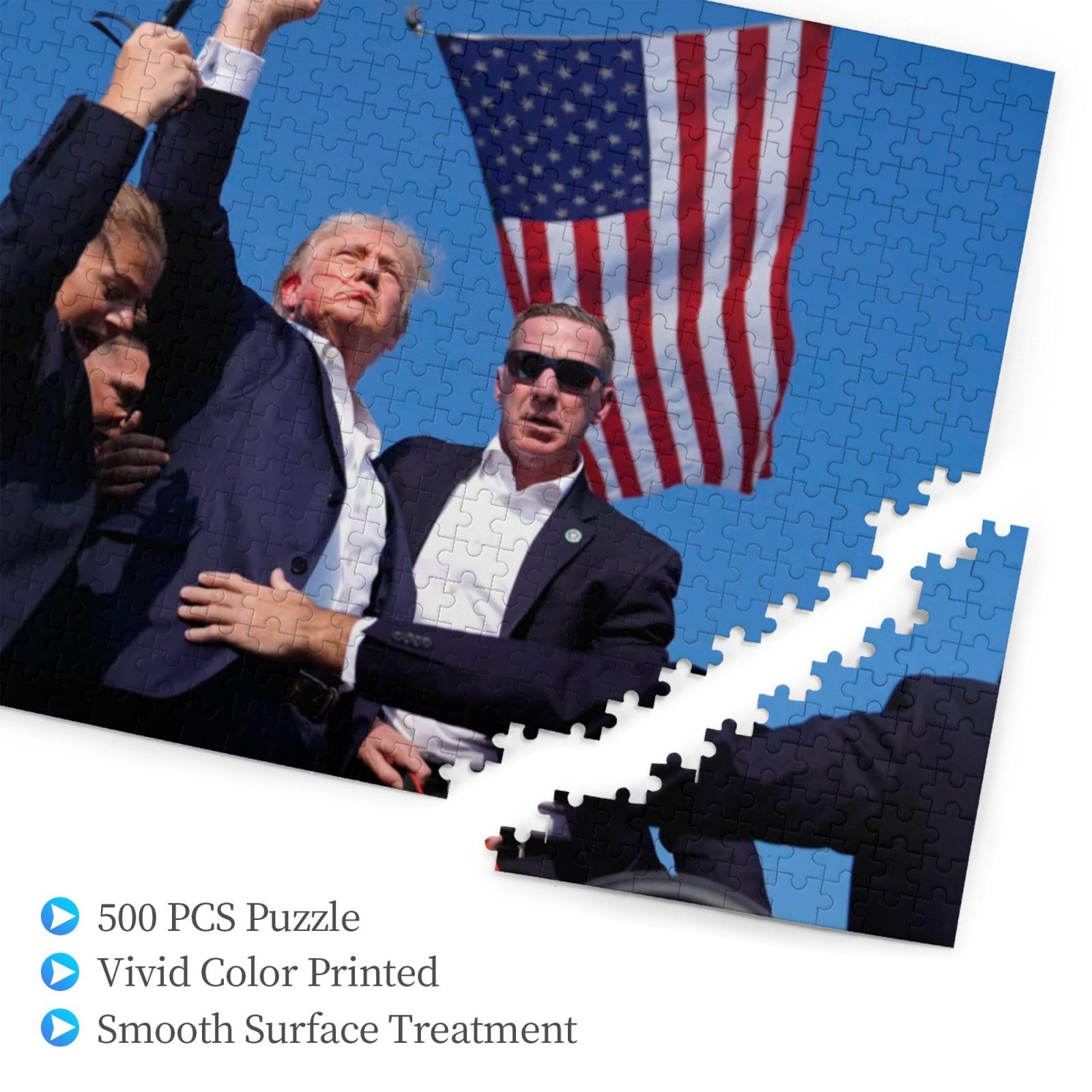 Foto 3 pulgar | Rompecabezas Genérico Trump De 500 Piezas Para Adultos Y Niños - Venta Internacional.
