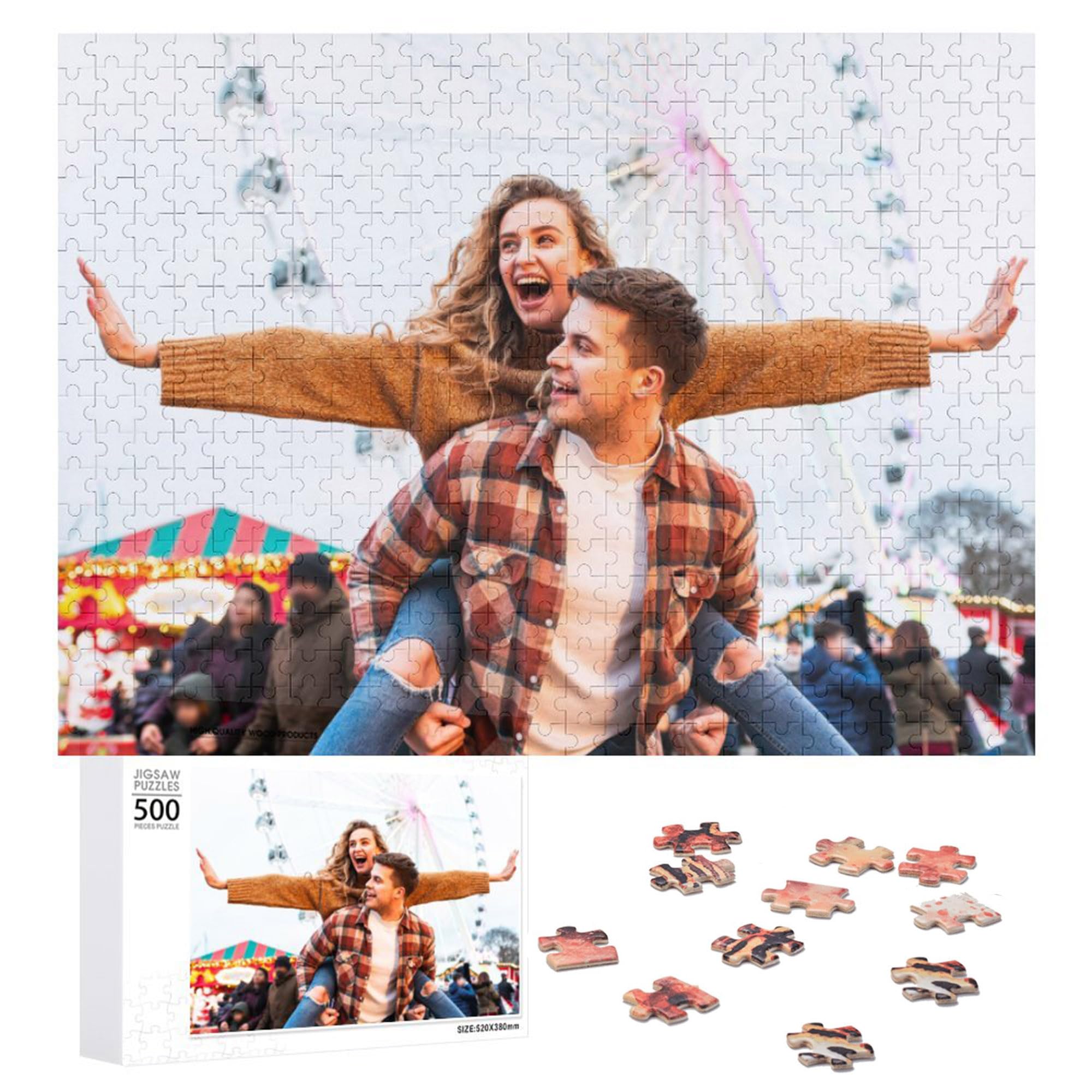 Puzles Personalizados Con Imágenes De 300/500/1000 Piezas Para Él - Venta Internacional.