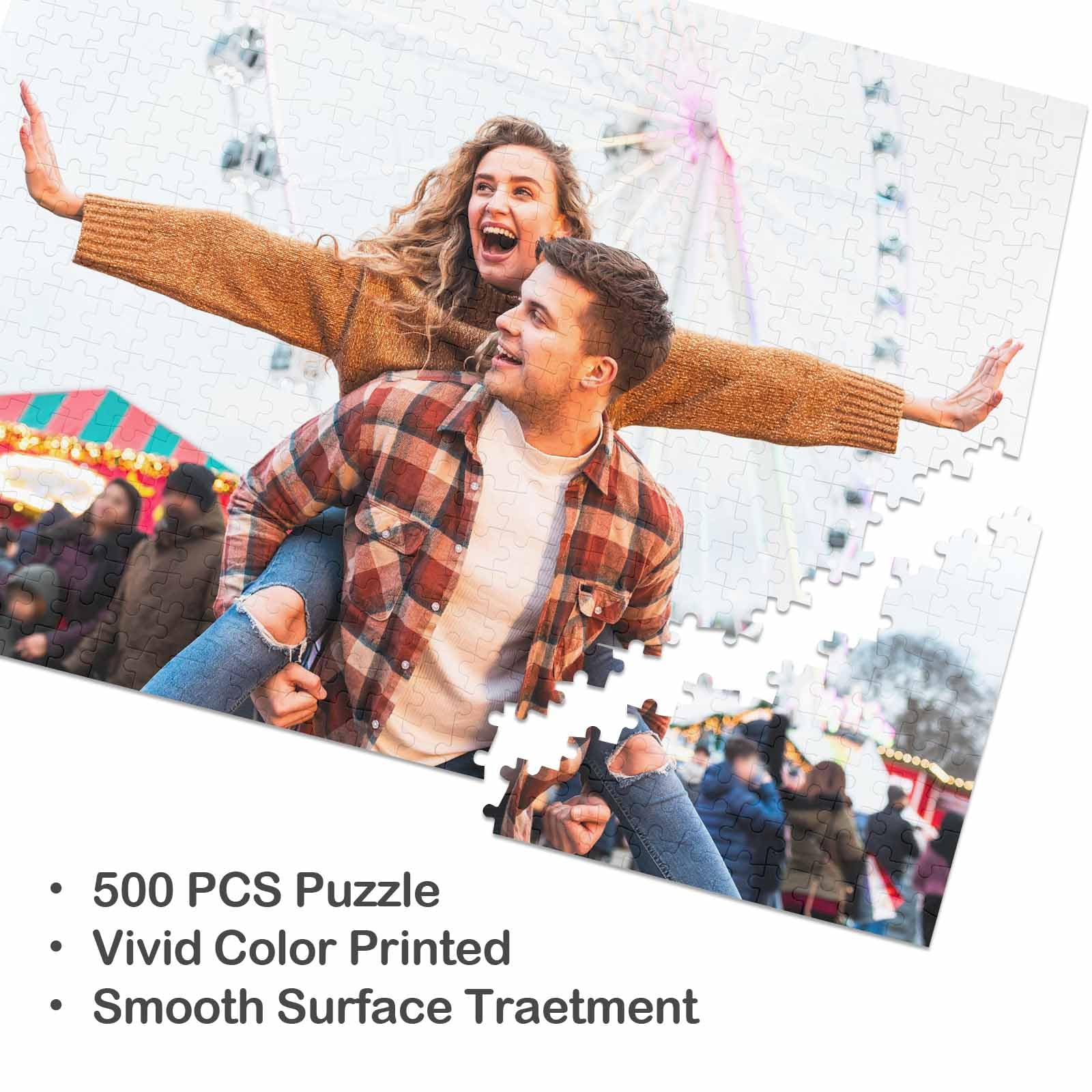 Foto 3 pulgar | Puzles Personalizados Con Imágenes De 300/500/1000 Piezas Para Él - Venta Internacional.