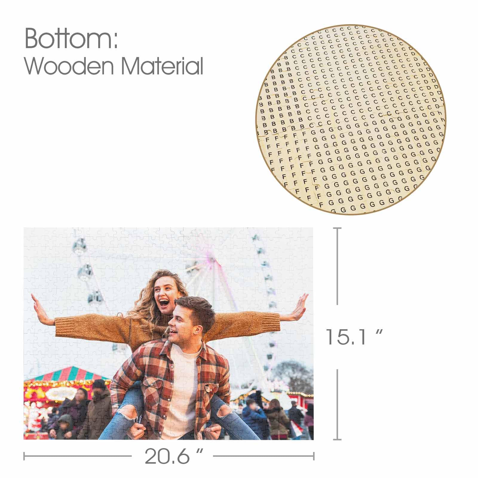 Foto 4 | Puzles Personalizados Con Imágenes De 300/500/1000 Piezas Para Él - Venta Internacional.