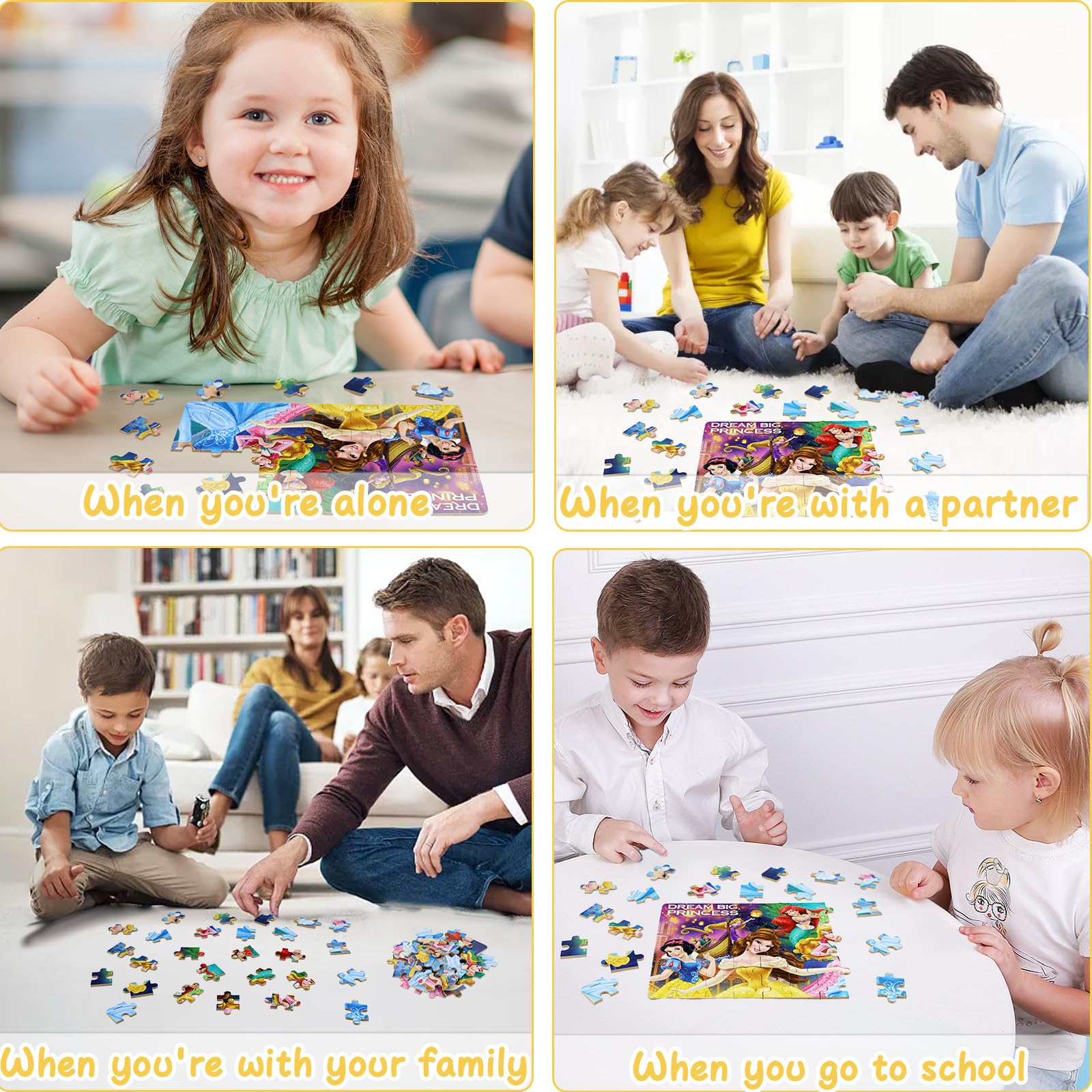 Foto 7 pulgar | Rompecabezas Neilden Para Niños De 4 A 8 Años, 60 Piezas - Venta Internacional.