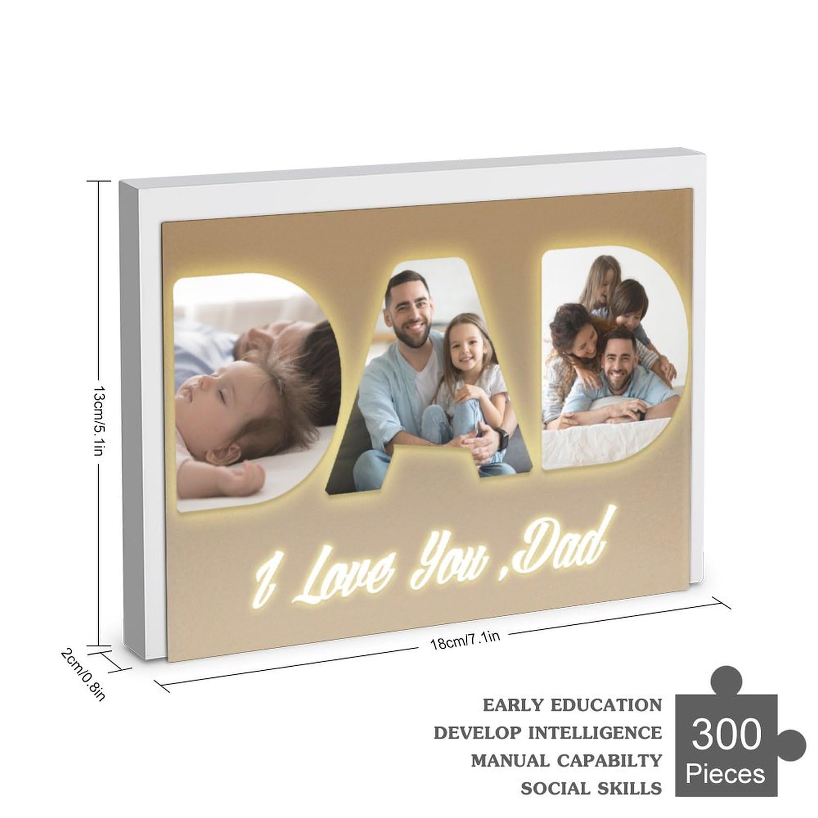 Foto 4 pulgar | Puzzle De Imágenes Personalizado De 300/500/1000 Piezas Para Adultos - Venta Internacional.