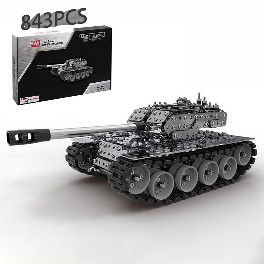 Foto 1 | Juego De Rompecabezas 3d Con Tanque De Metal Bytewar Articulable De 843 Piezas - Venta Internacional.