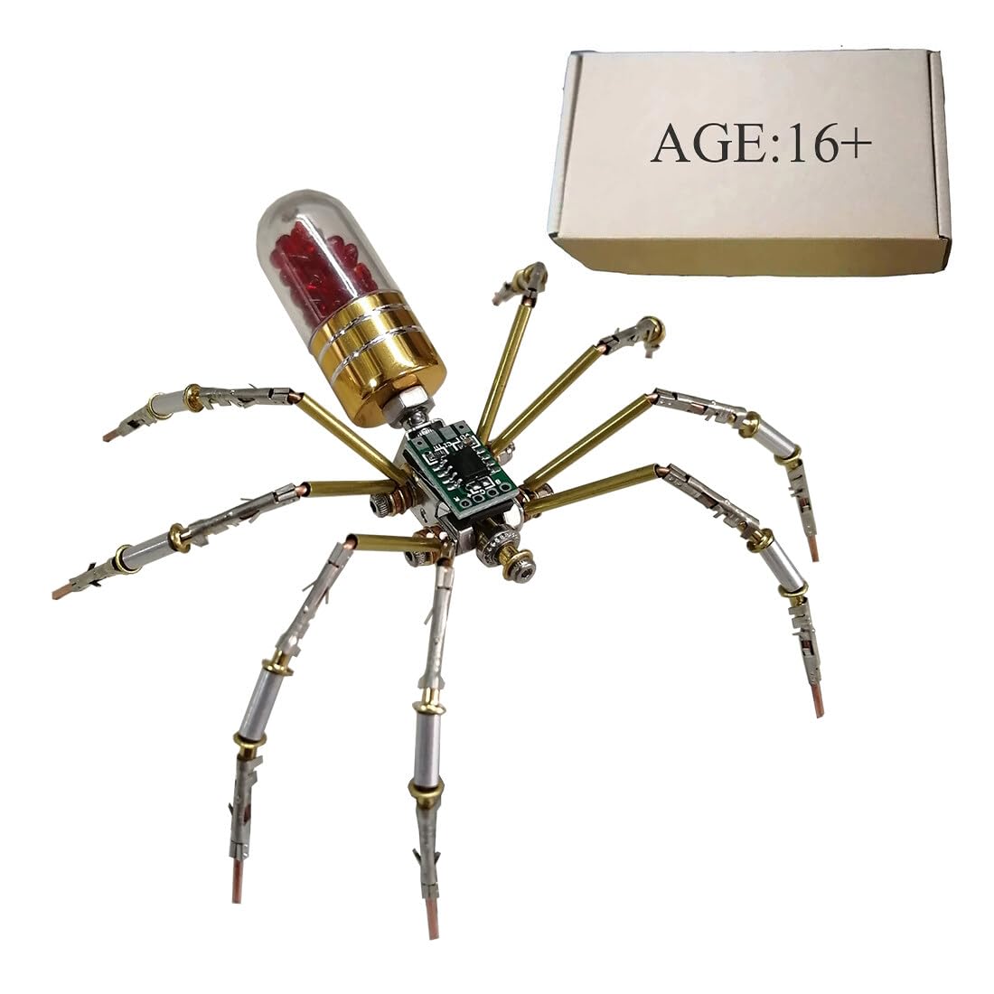 Foto 1 | Puzle 3d De Metal Con Insectos Kos30162f141mzqg Steampunk Circuit Spider - Venta Internacional.