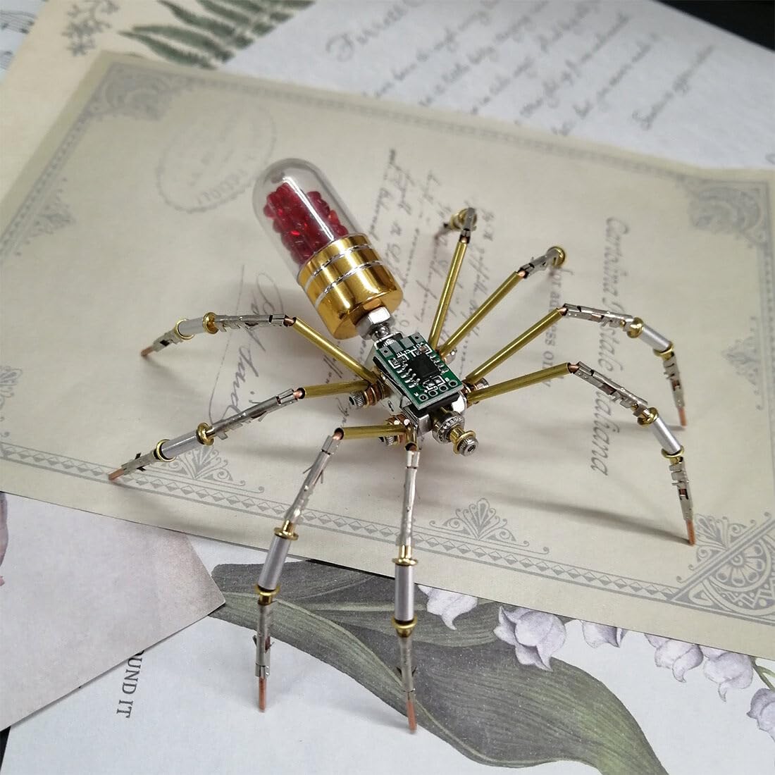 Foto 4 pulgar | Puzle 3d De Metal Con Insectos Kos30162f141mzqg Steampunk Circuit Spider - Venta Internacional.