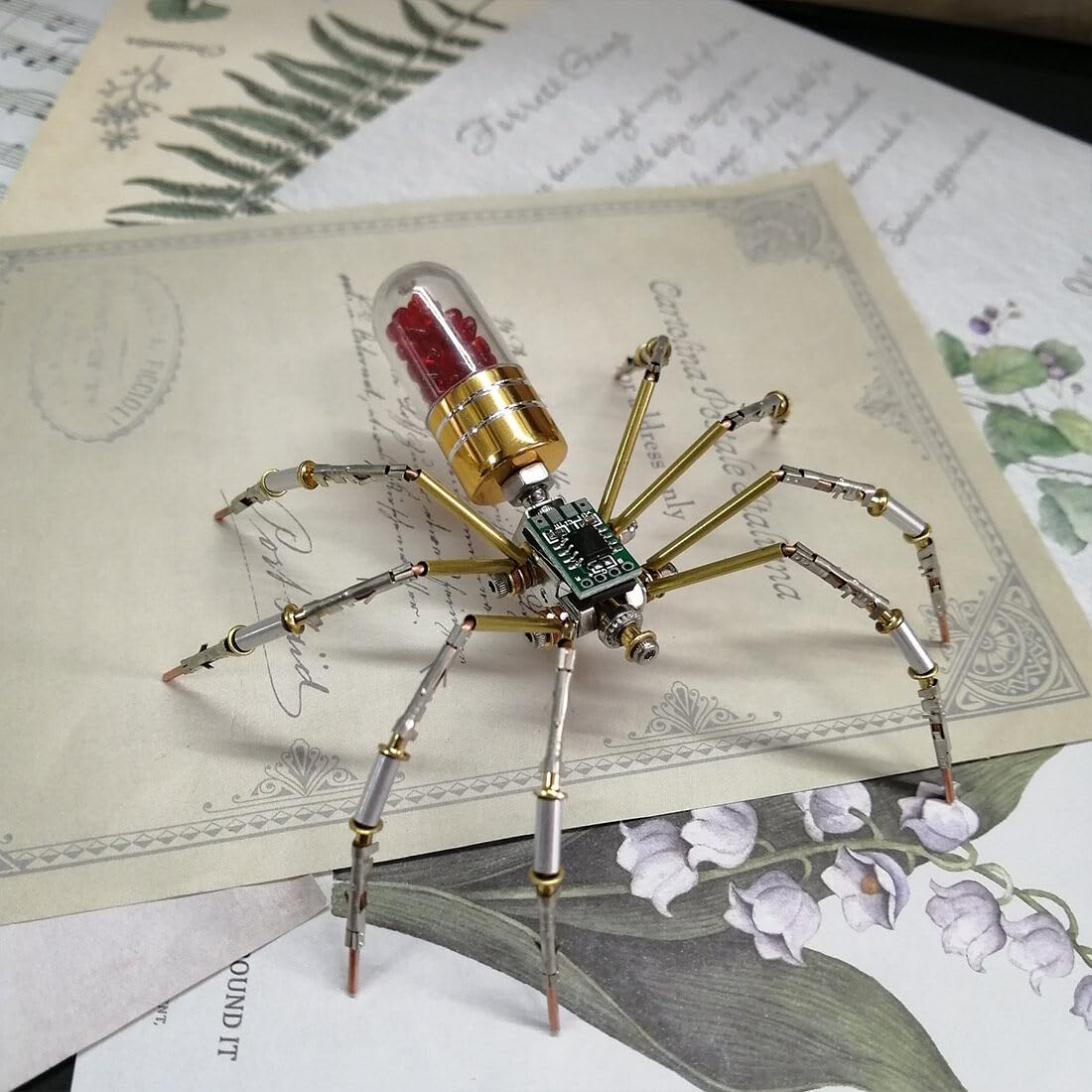 Foto 7 pulgar | Puzle 3d De Metal Con Insectos Kos30162f141mzqg Steampunk Circuit Spider - Venta Internacional.