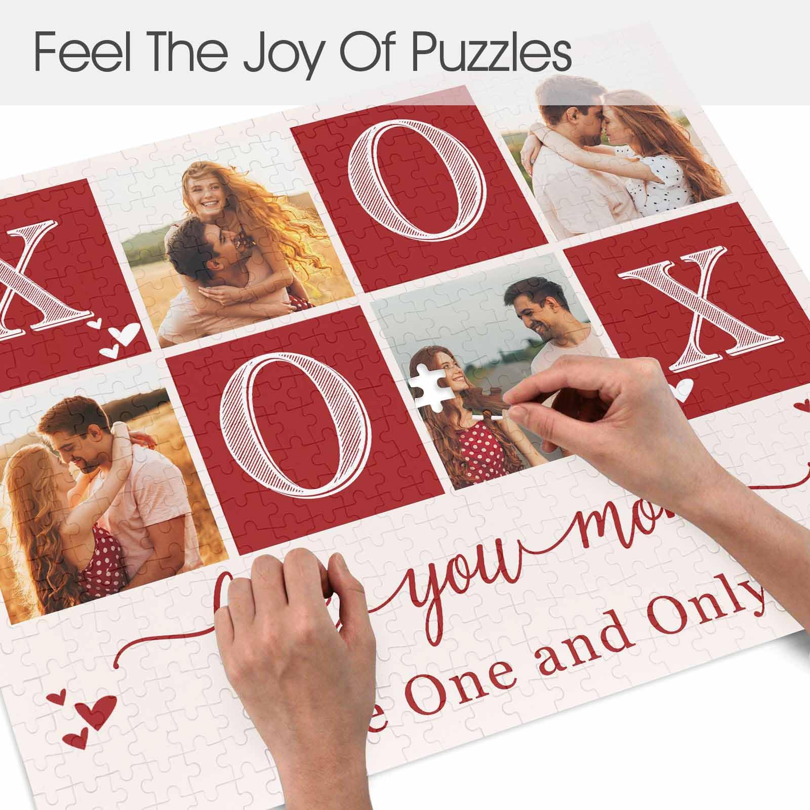Foto 3 | Puzles Personalizados Con Imágenes De 300/500/1000 Piezas Para San Valentín - Venta Internacional.