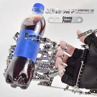 Foto 7 | Puzzle De Metal 3d Bytewar, Máquina De Mano De Acero Y Hierro, 822 Piezas - Venta Internacional.