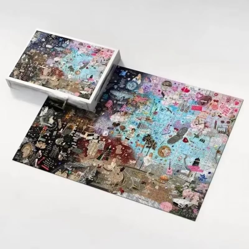 Foto 6 | Rompecabezas T.s My 2025 Era De 1000 Piezas Con Álbum De Música - Venta Internacional.