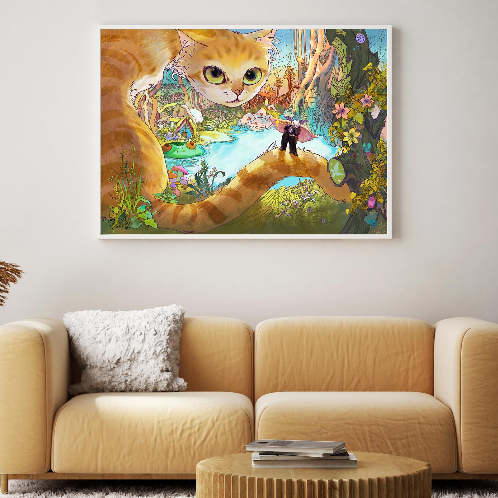 Foto 8 pulgar | Rompecabezas Fantasy Cat, Ilustración Caprichosa, 1000 Piezas - Venta Internacional.