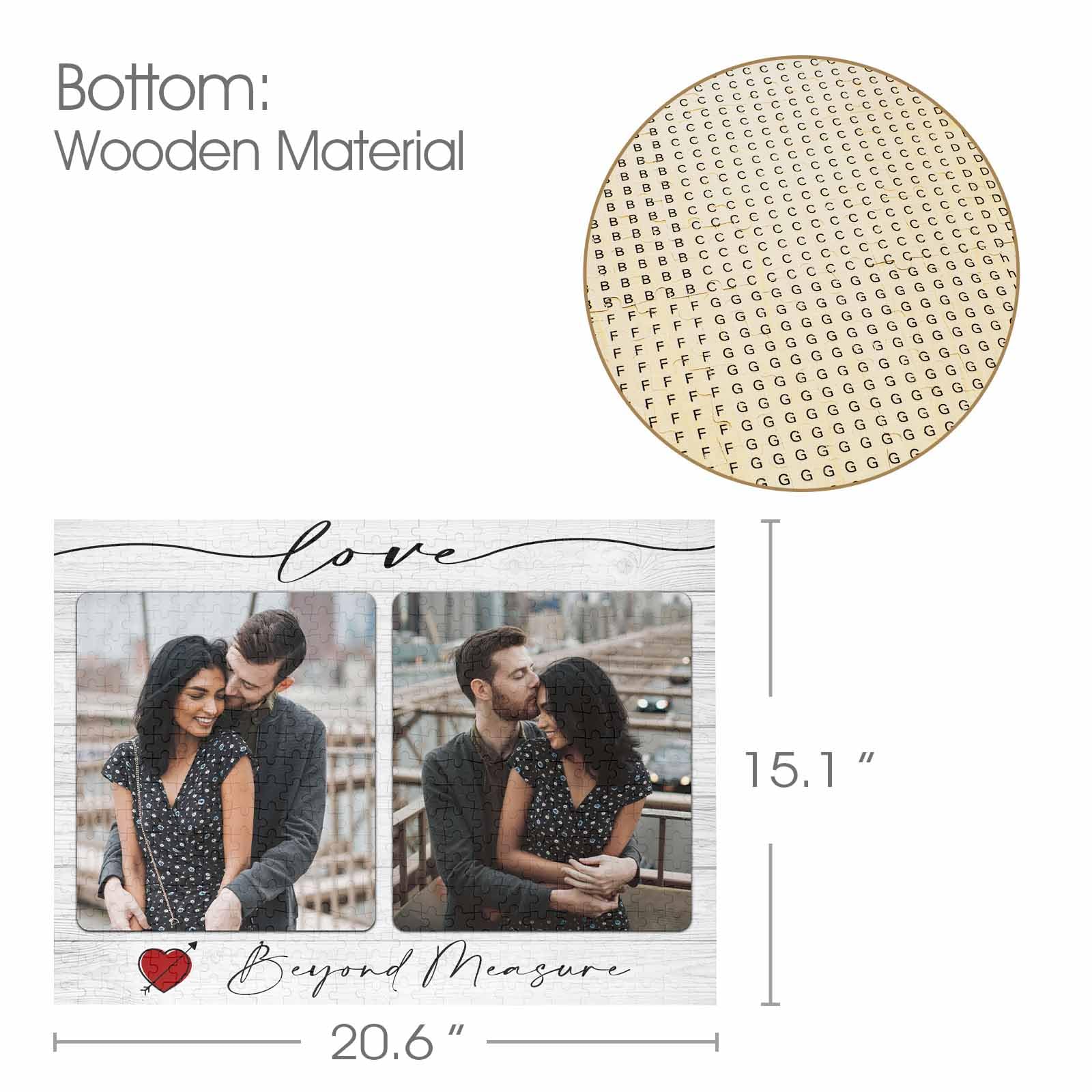Foto 3 | Rompecabezas Personalizados Para El Día De San Valentín 300/500/1000 - Venta Internacional.