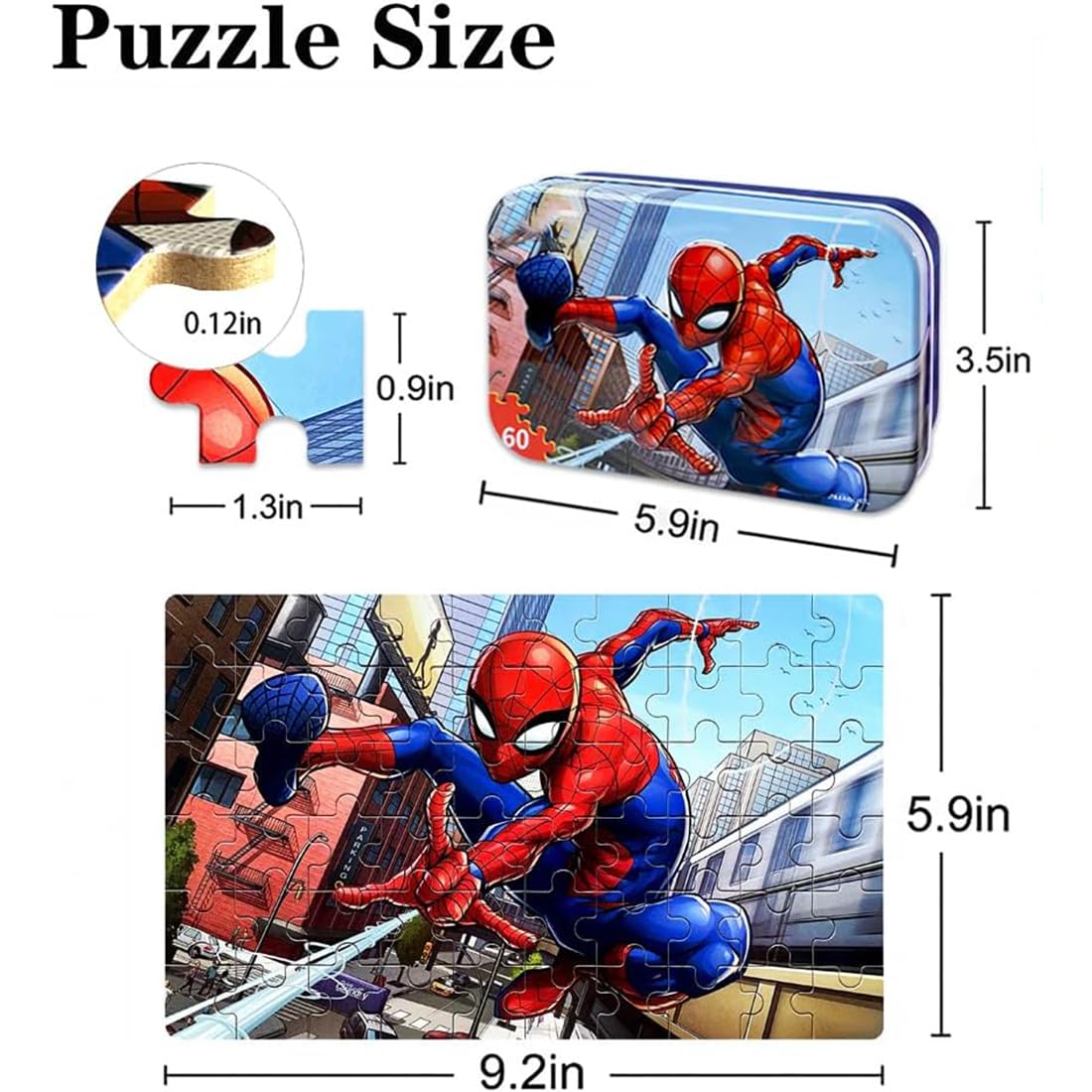 Foto 5 pulgar | Rompecabezas Neilden Pt-zhizhuxia 60 Piezas Para Niños De 4 A 8 Años - Venta Internacional.