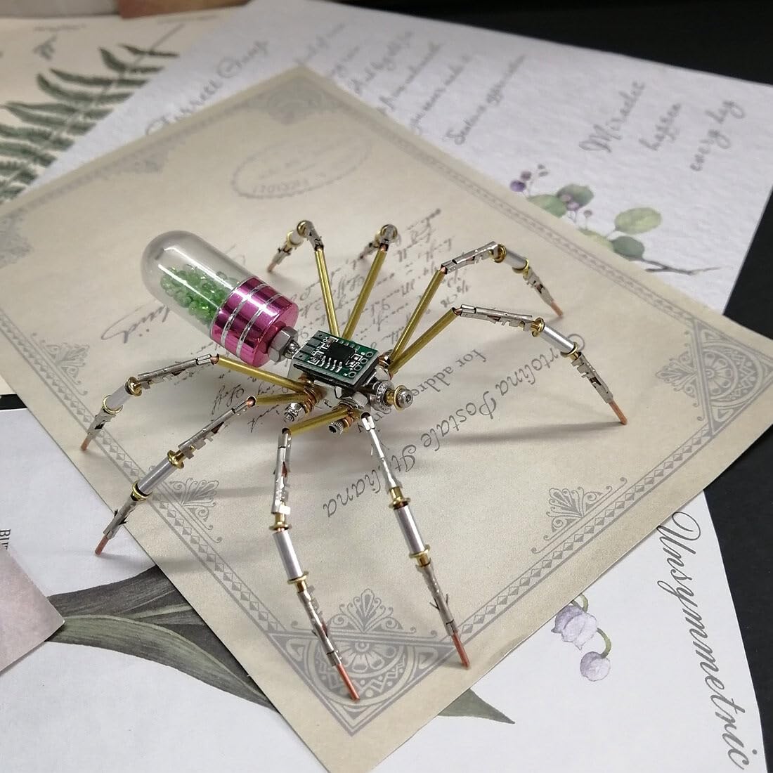 Foto 4 pulgar | Puzle 3d De Metal Con Forma De Insecto, Circuito Mecánico Steampunk Genérico, Spider - Venta Internacional.