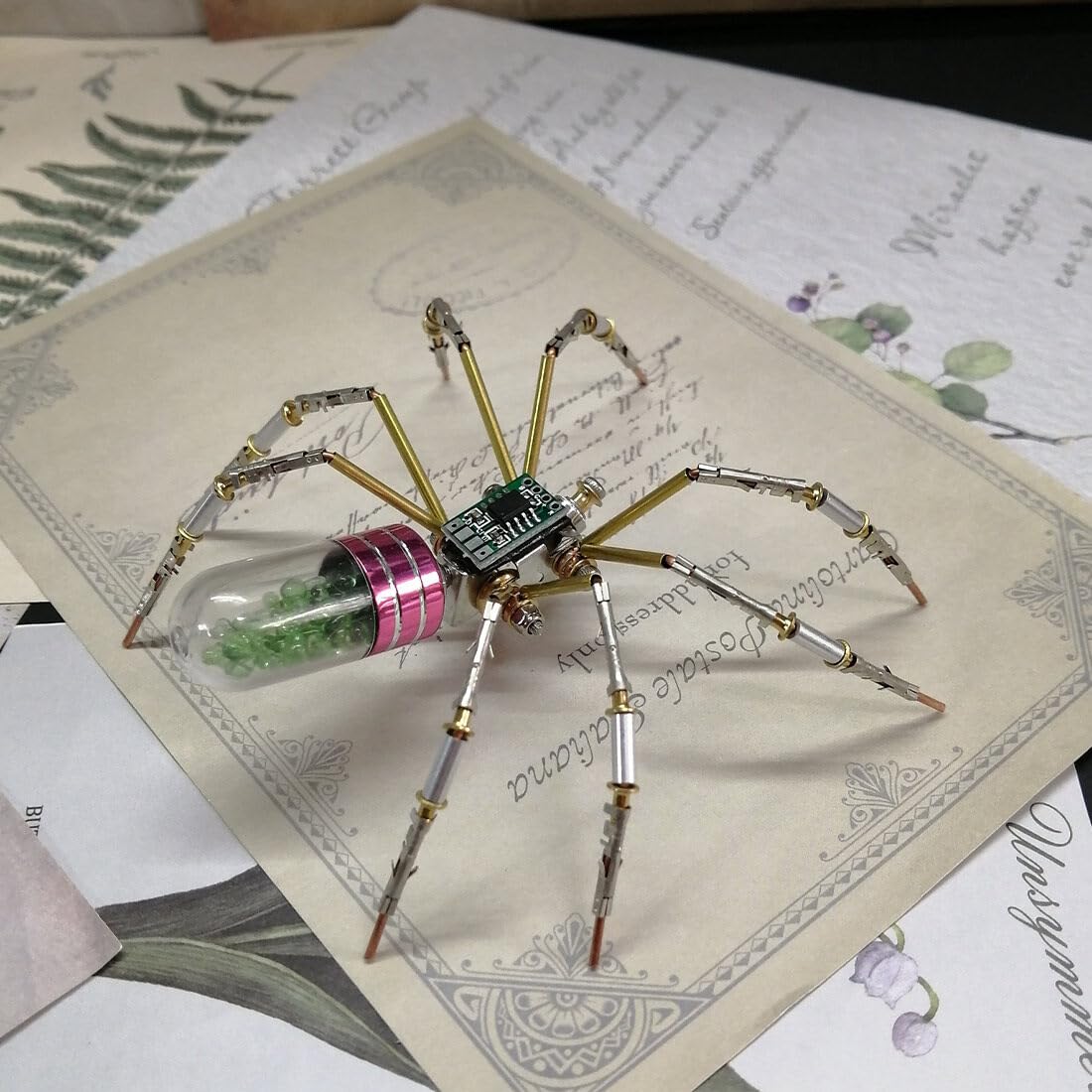 Foto 5 pulgar | Puzle 3d De Metal Con Forma De Insecto, Circuito Mecánico Steampunk Genérico, Spider - Venta Internacional.