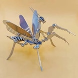 Rompecabezas De Metal 3d Mantis Assembly Model, Idea De Regalo Creativa - Venta Internacional.