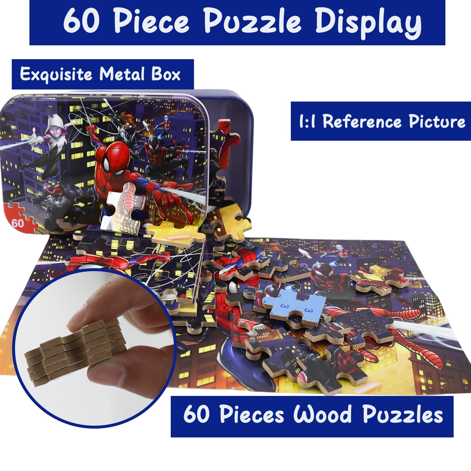 Foto 7 pulgar | Rompecabezas Neilden 60 Piezas Para Niños De 4 A 6 Años - Venta Internacional.