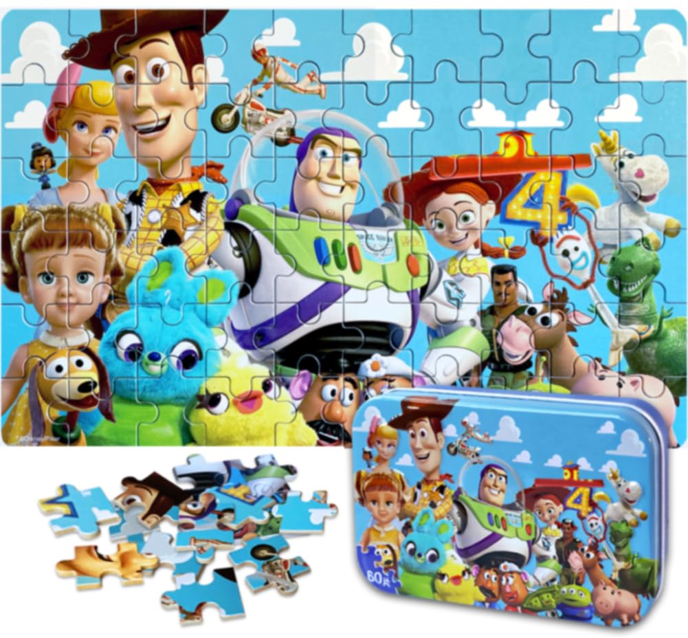Foto 1 | Rompecabezas Neilden De 60 Piezas Para Niños De 4 A 8 Años Con Caja De Hojalata - Venta Internacional.