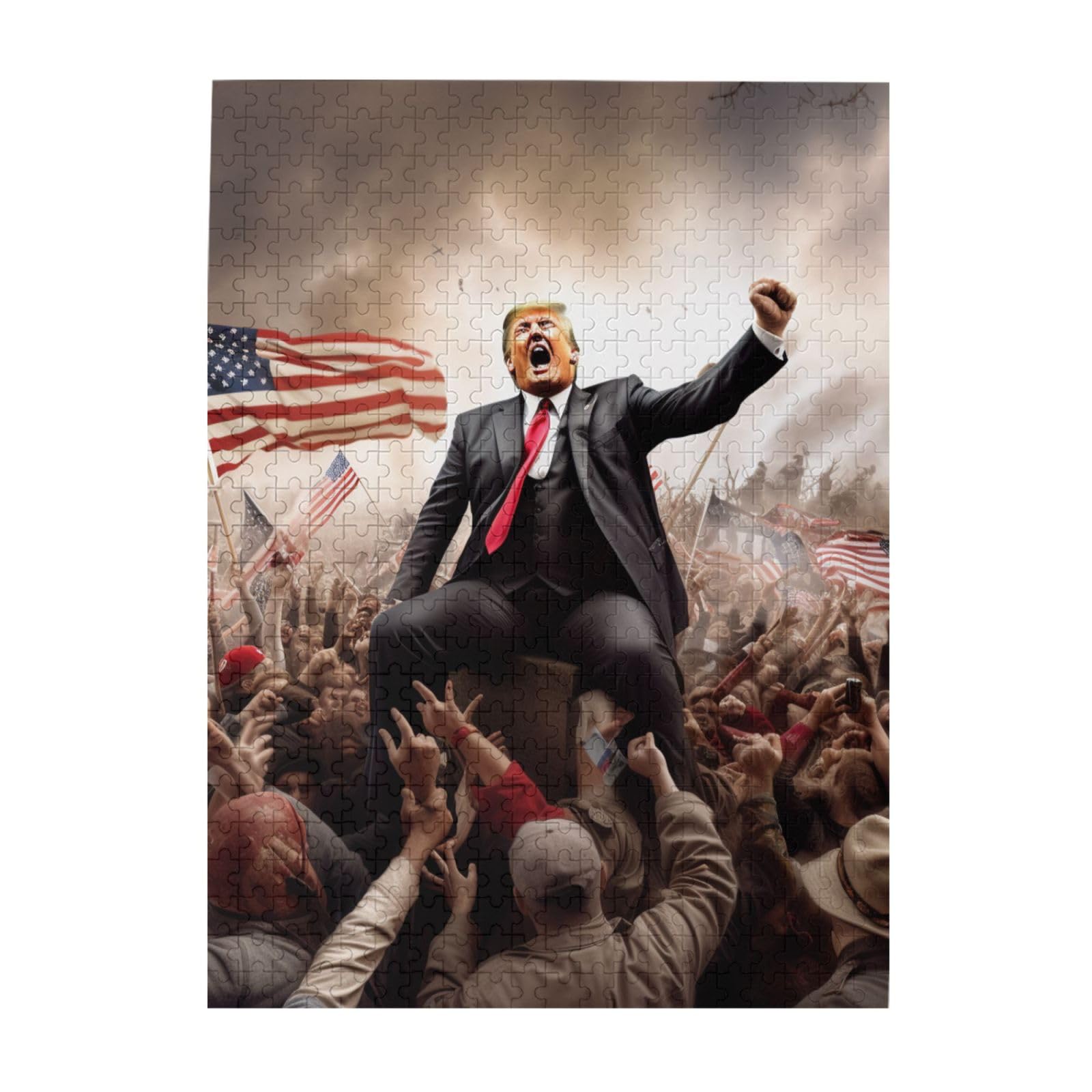Rompecabezas Genérico Victory Trump De 500 Piezas Para Adultos Y Niños - Venta Internacional.