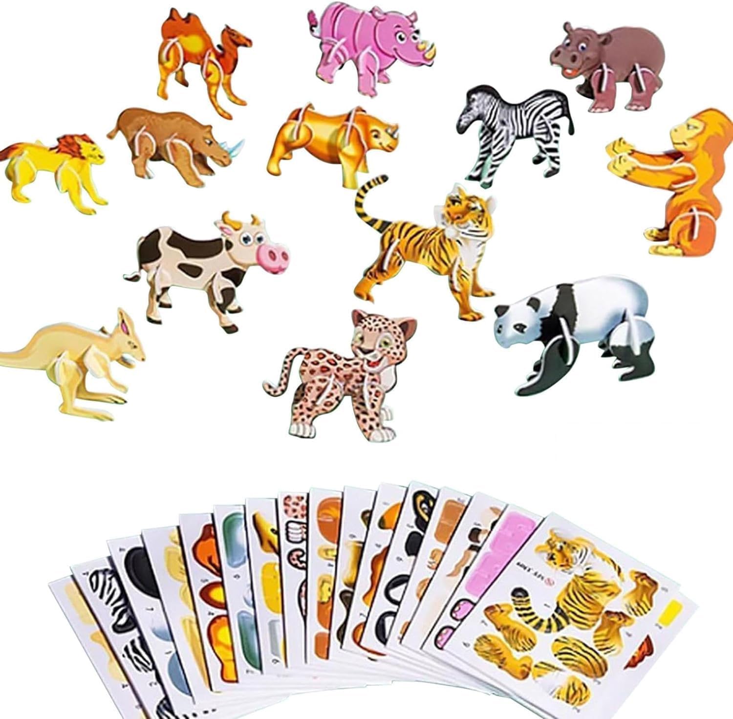 Rompecabezas De Dibujos Animados En 3d, Juguetes Educativos Montessori Para Niños - Venta Internacional.