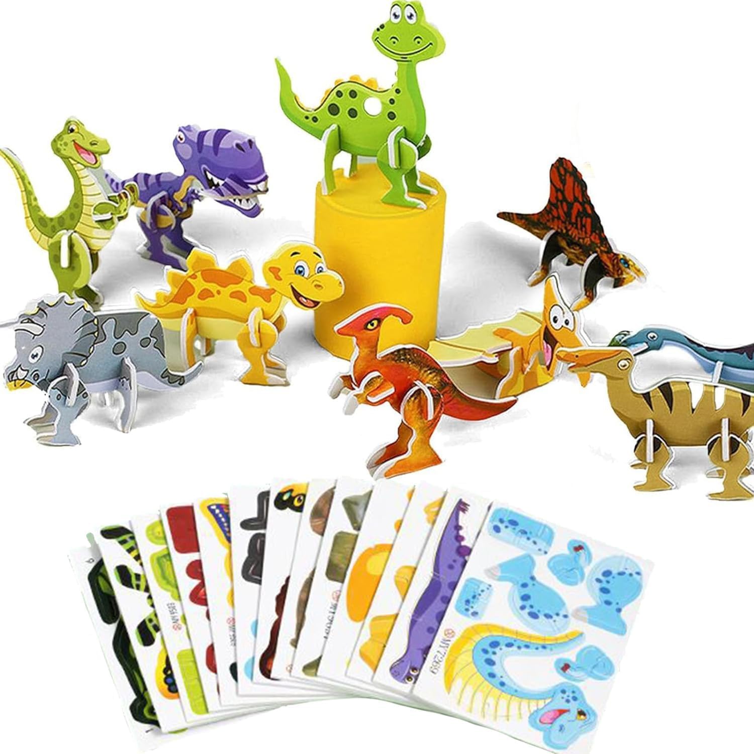 Foto 2 pulgar | Juguete Educativo Montessori Con Rompecabezas De Dibujos Animados En 3d Para Niños De 4 A 8 Años - Venta Internacional.