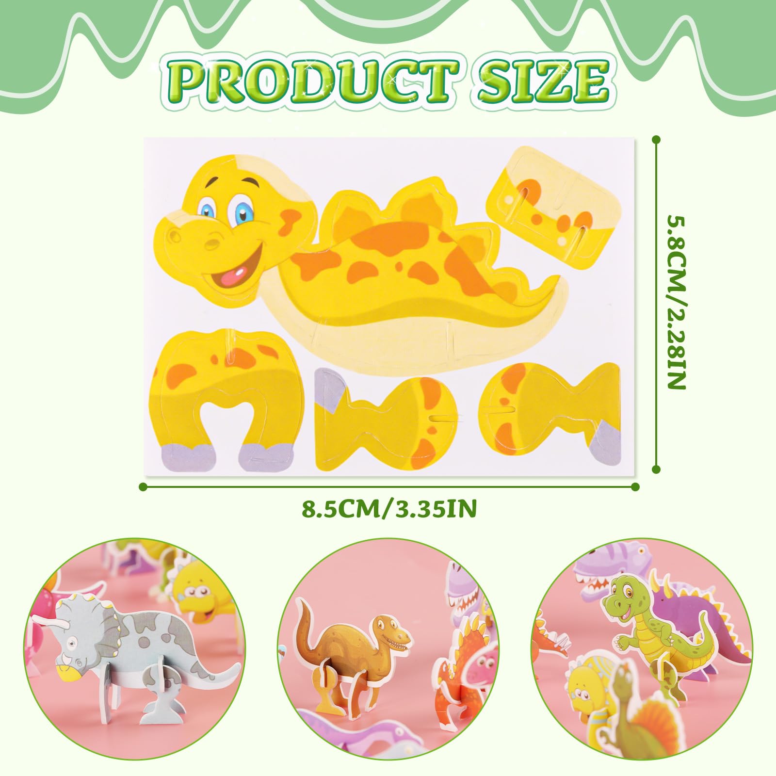 Foto 3 pulgar | Juguete Educativo Montessori Con Rompecabezas De Dibujos Animados En 3d Para Niños De 4 A 8 Años - Venta Internacional.