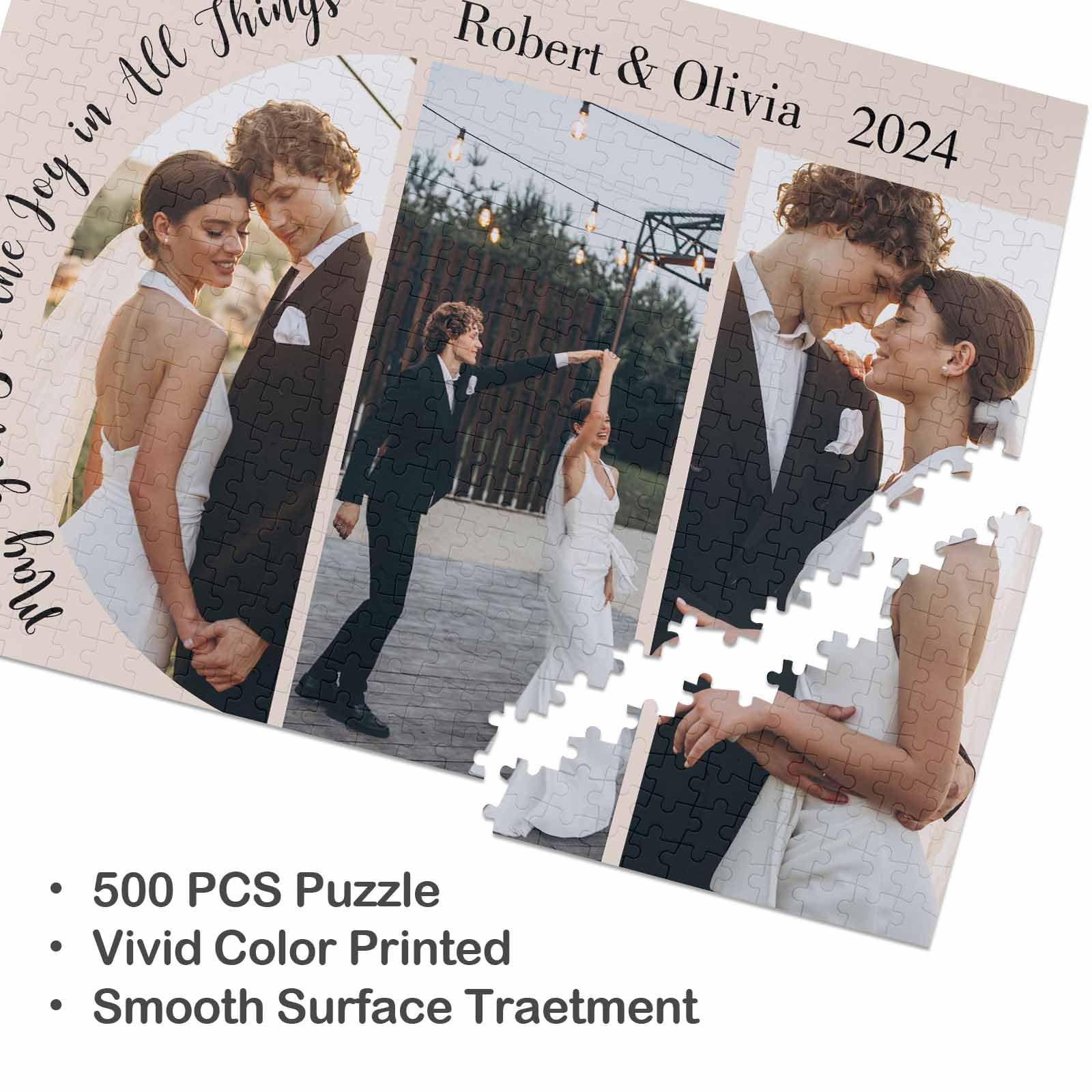 Foto 2 | Puzles Personalizados Con Imágenes De 300/500/1000 Piezas Para Él - Venta Internacional.