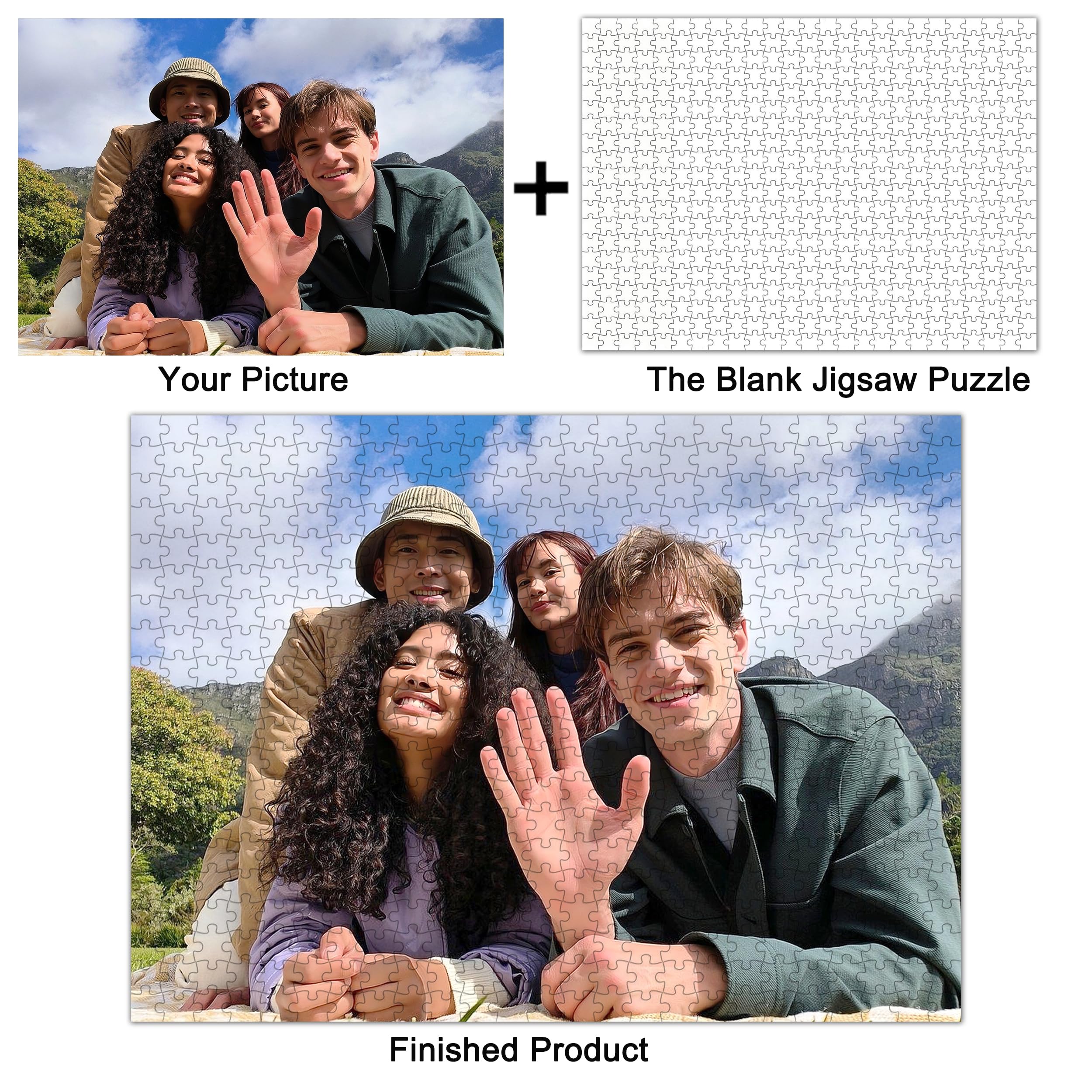 Foto 3 pulgar | Puzzle Personalizado Rompecabezas De Madera Personalizado De 500 Piezas Con Caja - Venta Internacional.