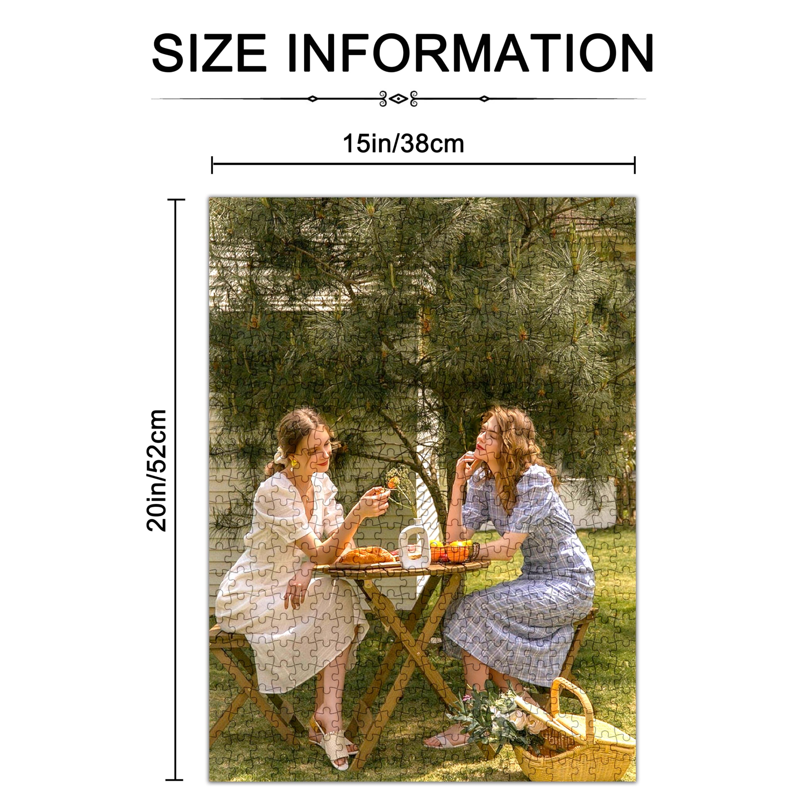 Foto 4 pulgar | Puzzle Personalizado Rompecabezas De Madera Personalizado De 500 Piezas Con Caja - Venta Internacional.