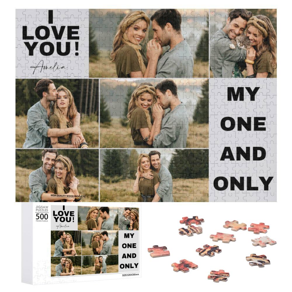 Rompecabezas Personalizados Rompecabezas Personalizados De San Valentín De 300/500/1000 Piezas - Venta Internacional.