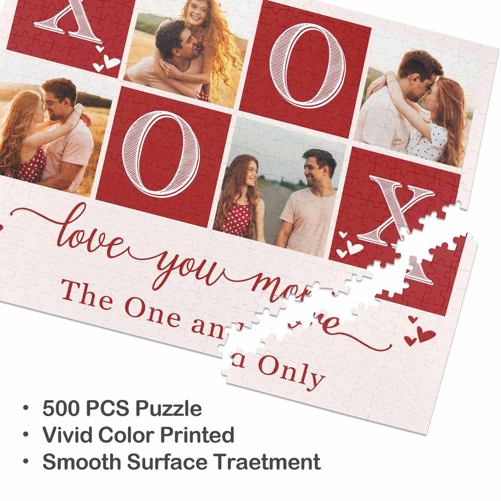 Foto 3 pulgar | Puzles Personalizados Con Imágenes De 300/500/1000 Piezas Para San Valentín - Venta Internacional.
