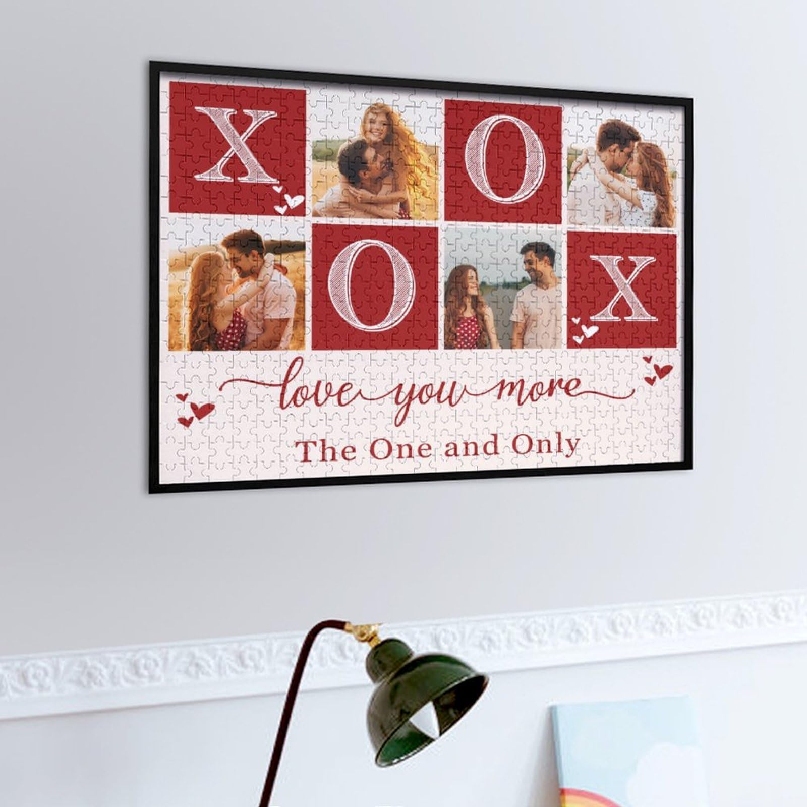 Foto 7 pulgar | Puzles Personalizados Con Imágenes De 300/500/1000 Piezas Para San Valentín - Venta Internacional.