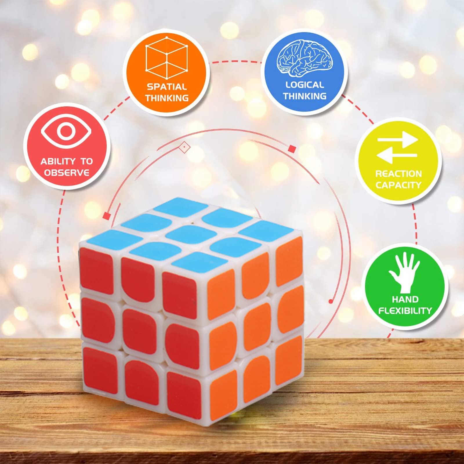 Foto 5 pulgar | Puzzle Cubes Mini 3 X 3, Paquete De 24 Unidades Para Regalos De Fiesta Para Niños - Venta Internacional.